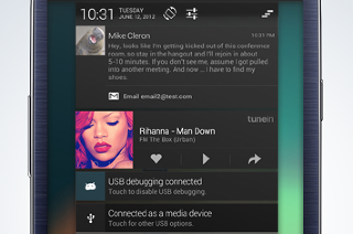 Google I/O Jelly Bean Notifications